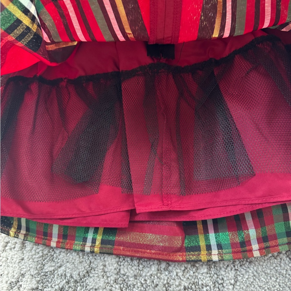 Plaid Velvet Holiday Dress (Size 18 Months) NWT - Picture 3 of 3